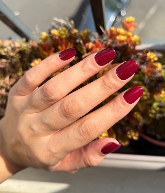 Chic Bordeaux - Carré arrondi