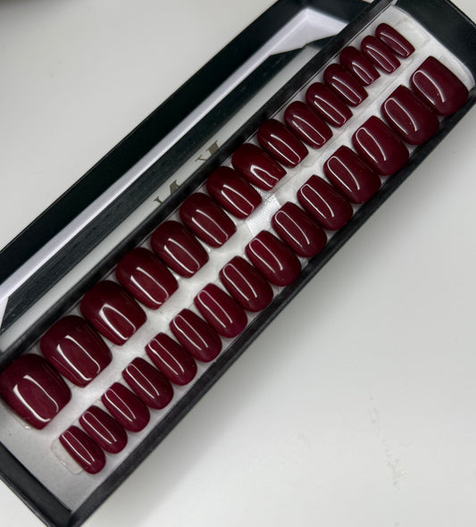 Chic Bordeaux - Carré arrondi