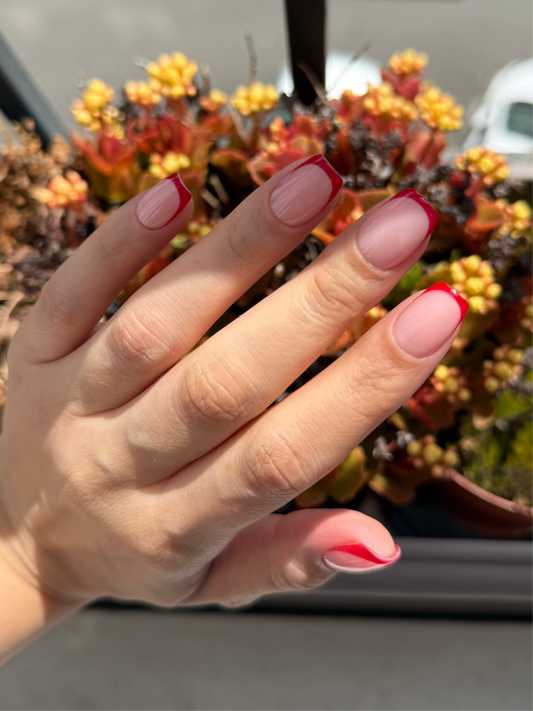 French Rouge - Carré arrondi